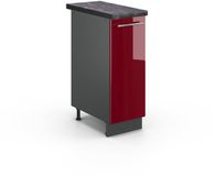Vicco Fame-Line Apotheekkast – 30 cm, WB Antraciet Bordeauxrode hoogglans