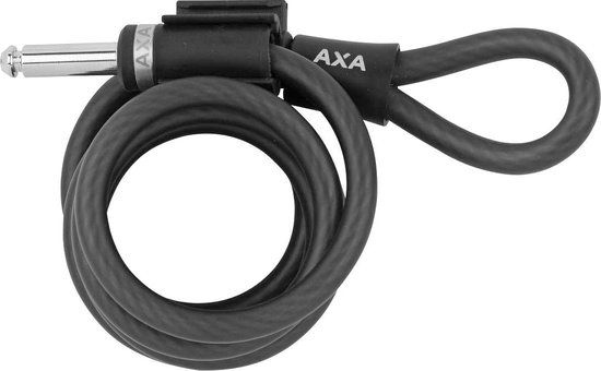 AXA Newton PI 150/10 Insteekkabel - 150cm - Zwart