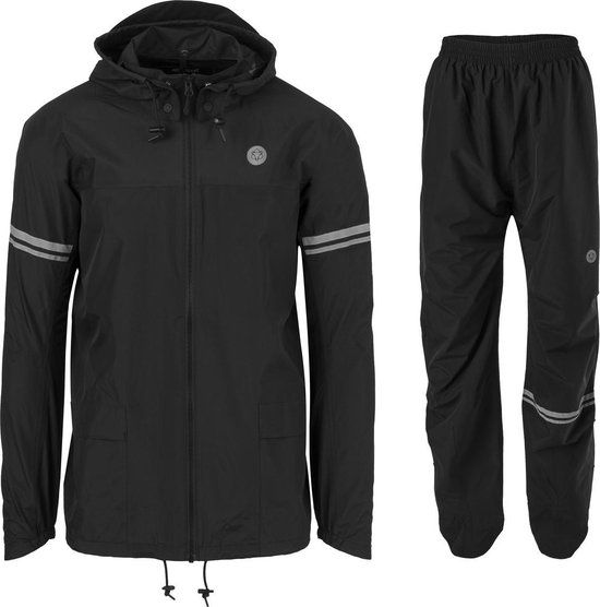 AGU Original Regenpak Essential - Zwart - XL - Unisex - Waterdicht & Ademend