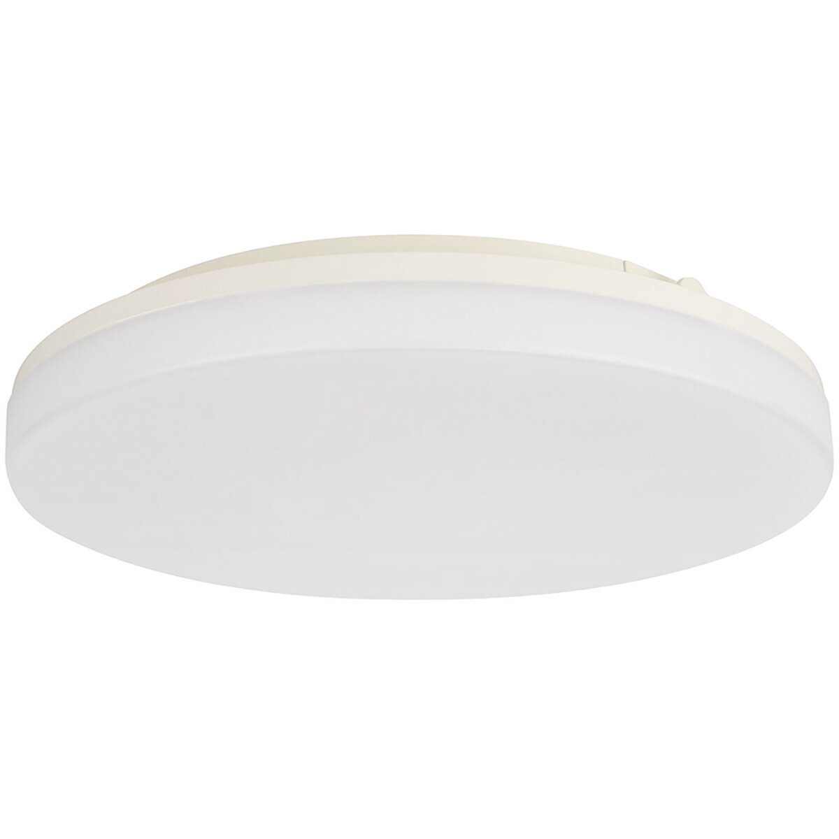 BES LED LED Plafondlamp - Plafondverlichting - Badkamerlamp - Andres - Opbouw Rond 20W - Waterdicht IP54 - Helder/Koud Wit 6400K - Mat Wit - Kunststof