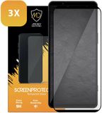 MobyDefend 3-Pack Screenprotectors voor Sony Xperia 1 VIII - Gehard Glas met Zwarte Randen