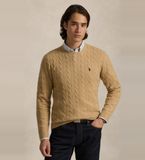 Polo Ralph Lauren Pull en laine et cachemire beige (XL)