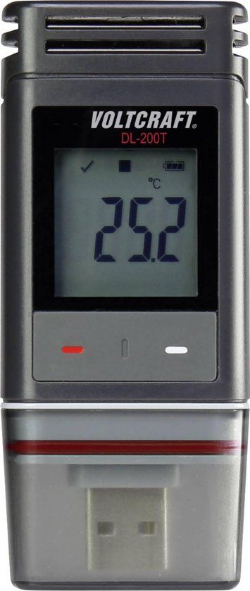 VOLTCRAFT DL-200T Temperatuur datalogger -30 tot +60 °C