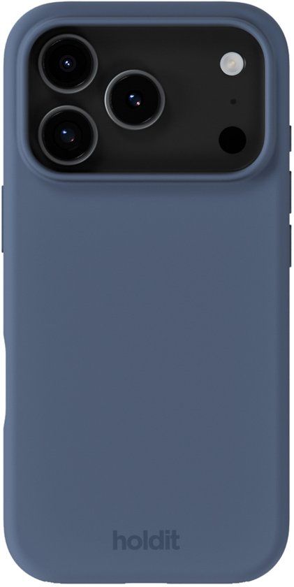 Holdit Silicone Case geschikt voor Apple iPhone 17 Pro Max - Pacific Blue