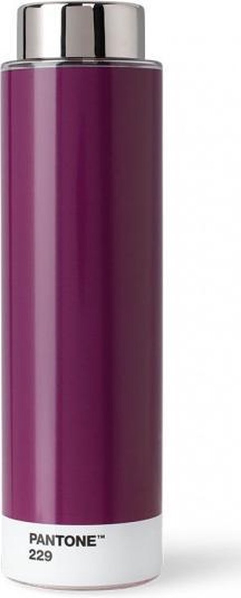 Copenhagen Design Pantone Waterfles - Tritan/RVS - 500 ml - Aubergine 229 C