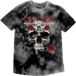 Guns N' Roses Flower Skull Kinder T-shirt Grijs 10 jaar