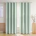 Blumtal Rideaux - Rideau occultant prêt à l'emploi - Rideaux occultants - 140 x 245 cm - Vert été - Set de 2