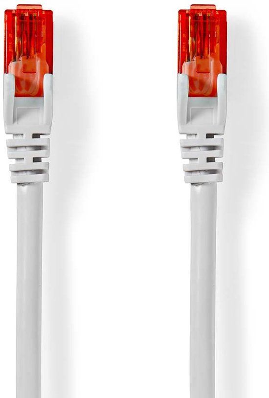 Nedis CAT6 Netwerkkabel - RJ45 - RJ45 - 0.25m - Wit