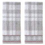 SKL Home Set van 2 geruite handdoeken voor bad/keuken/bar en cadeau, 40,6 x 63,5 cm