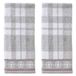SKL Home Set van 2 geruite handdoeken voor bad/keuken/bar en cadeau, 40,6 x 63,5 cm