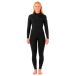 Rip Curl Dawn Patrol 4/3 mm combinaison néoprène à manches longues et zip dorsal pour femme