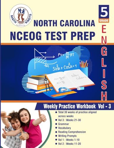 5th Grade ELA Test Prep: Weekly Practice Workbook - Volume 3 (Weeks 21-30)