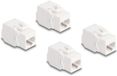 Delock Keystone Module RJ45 jack Cat.6A UTP 4 pieces