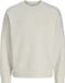 JACK&JONES JJEBARRON SWEAT CREW NECK NOOS Heren Sweaters L Wit Melange