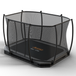 Avyna Pro-Line rechthoekige inground trampoline met veiligheidsnet - luxe - grijs