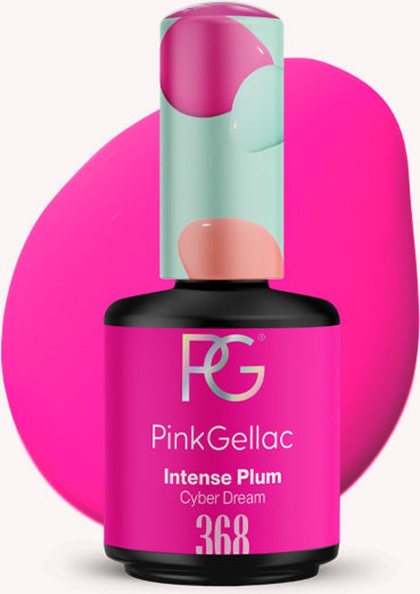 Pink Gellac - Intense Plum - Gellak - Vegan - Paars - Glanzend - 15ml