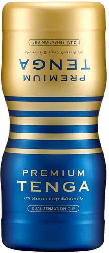 Tenga - Premium Dual Sensation Cup - Goud/Blauw