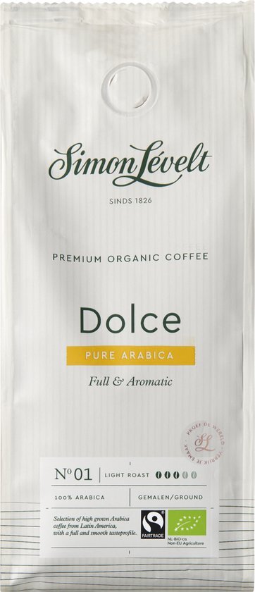 Simon Levelt Cafe Organico Dolce 250gr