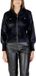Morgan Zip-Up Knitwear with Classic Collar and Long Sleeves Wo - Black