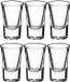 Merkloos Shotglazen - 12x stuks - 34 ml - borrelglaasjes - rond - glas