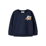 NAME IT MINI sweater met print - donkerblauw