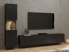 Mobistoxx AVATAR Tv-meubel set AVATAR 3 deuren zwart met led