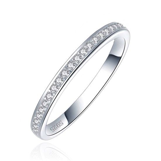 Elenza AMS Elenza Sterling .925 Zilveren Ring met Zirkonia's-16mm
