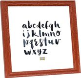 Deknudt Frames fotolijst S46MF3 - roestbruin verweerd - foto 30x30 cm