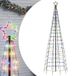 vidaXL Sapin de Noël LED avec piquets, 570 LED colorées, 300 cm