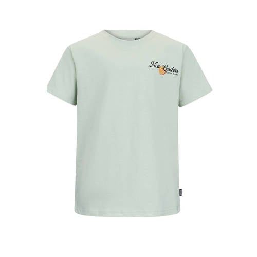 Retour Jeans T-shirt met backprint mintgroen
