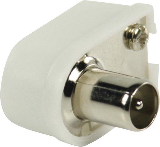 Valueline VLSP40901W Coax Connector - 2 Pack - White