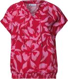 Street One Dames Rok Rood Viscose Maat 38