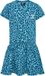 Hummel Kinderjurk Hmlflowy Aop Dress S/S 219307 Blauw Panterprint Katoen Maat 116
