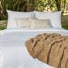 Dommelin Dekbedovertrek Ajour Stripes Percal 200TC Blanc 240x200/220 cm