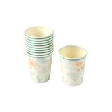 Homéa Set van 10 papieren bekers, 23 cl, aroma's