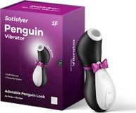 Eros Satisfyer Pro Penguin | Clitoris Stimulator | Black/White/Purple