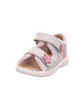 Superfit Sandales Polly pour garçon et fille, gris clair/rose 2500, 20 EU