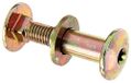 Alberts 338312 Platkopschroef | Multi-Fix, met hulsmoer | elektrolytisch geel verzinkt | M8 x 30 mm | set van 2