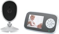 Cabino Babyfoon Met Camera 360&#176; / Baby Monitor 2.8 inch – Nachtvisie &amp; Temperatuurweergave - Wit &amp; Zwart