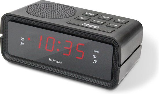 TechniSat DIGICLOCK 2 - FM wekkerradio - Zwart