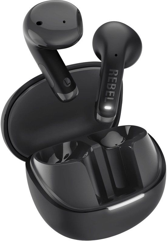 Fresh 'n Rebel Twins Core 2 - Draadloze oordopjes - Bluetooth oortjes met 40 uur speeltijd - Met Microfoon en App - Storm Grey
