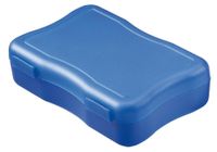 Wave Lunchbox "Wave" klein - Boîte à lunch avec fermeture à clip - Boîte à pain pour enfants et adultes - Bleu standard, en plastique PP