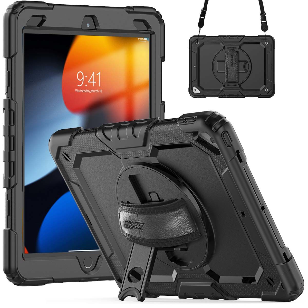 Accezz Rugged Backcover iPad Air 10.5 / Pro 10.5 - Shockproof - Black