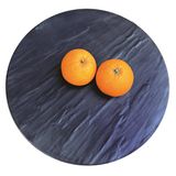 Ronde Bol Ronde laden Imitatie Blackboard Ø 33 Cm Zwart Melamine - 6 eenheden