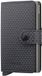 Secrid Miniwallet Pyramid Grau Aluminium