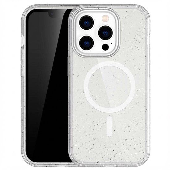imoshion Sparkle Backcover met MagSafe voor de Apple iPhone 13 Pro - Glitter Transparant