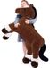 Merkloos XXL Knuffelpaard - 120 cm - Bruin
