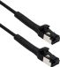MaxTrack UFTP CAT8.1 flexibele netwerkkabel | buigbare connectoren | TPE | zwart | 5 meter