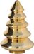 J-Line decoratieboom - glas - goud