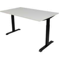 Euroseats Zit/Zit Bureau 160 x 80 Wit Zwart